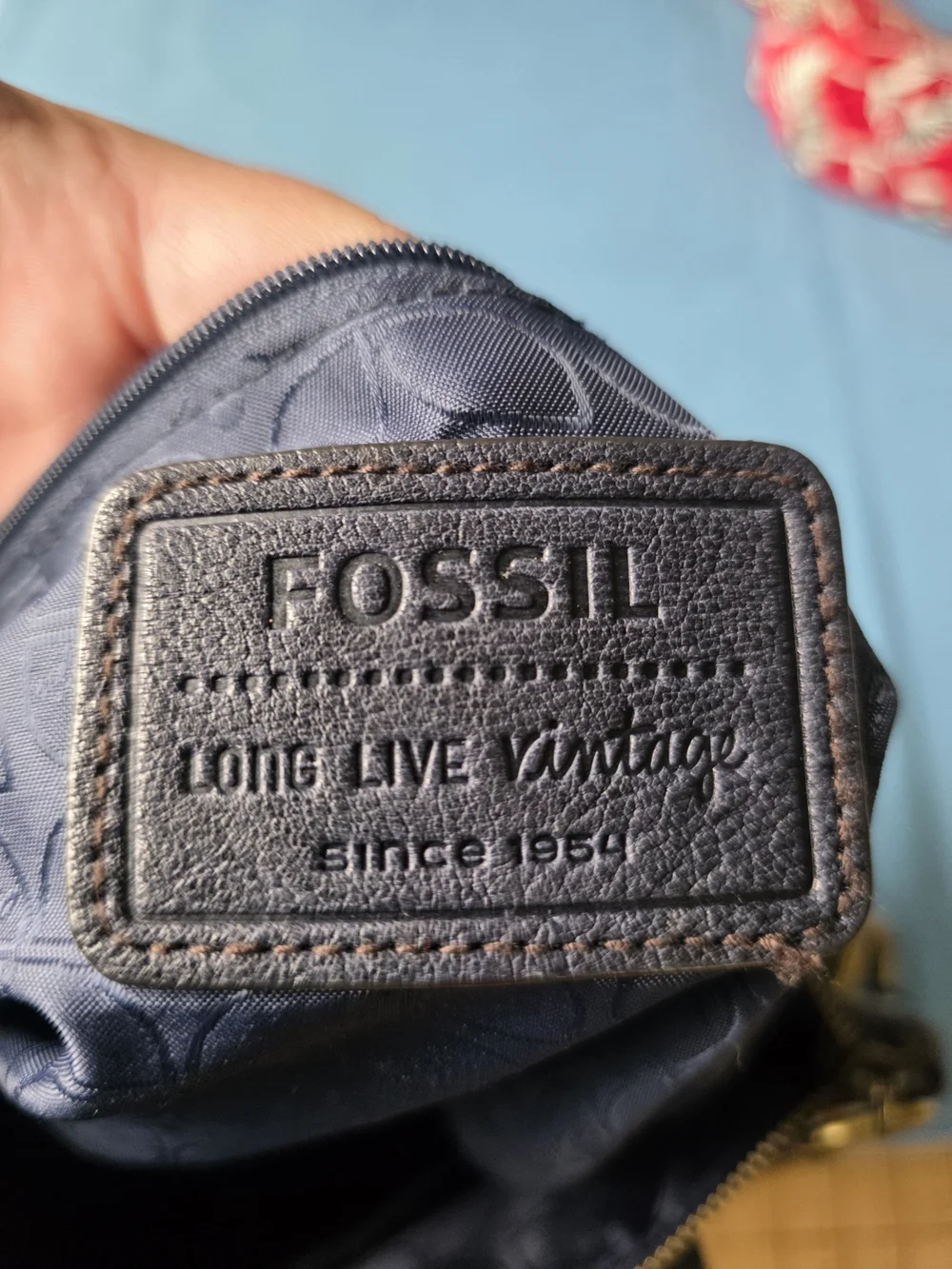 Fossil Long Live Vintage Black Pewter Metallic Leather Cargo Satchel Bag Y2K
